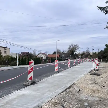 Przebudowa ul. Warszawskiej w Rzeszowie [listopad 2023] - fot 12